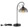 mutoni light Tischleuchte Cottage Metall Schwarz Matt 1Xe27 | Led-Tischleuchten