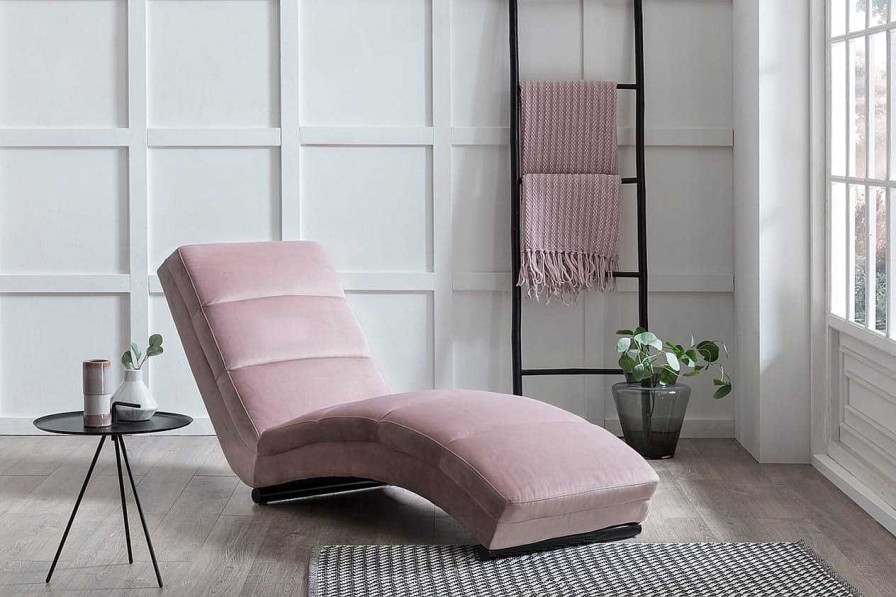 mutoni casual Relaxliege Samt Rose | Relaxliegen