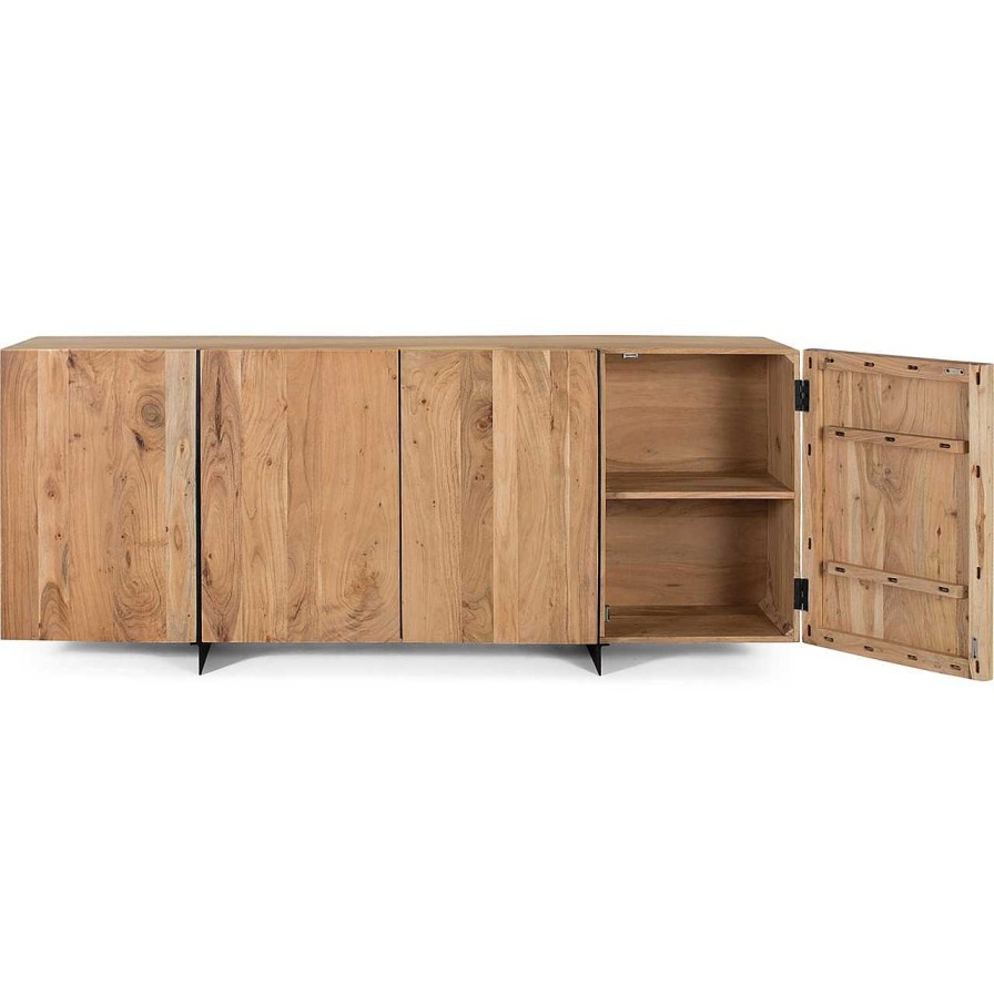 mutoni inspiration Sideboard Mangoholz Natur 200X80 | Sideboards