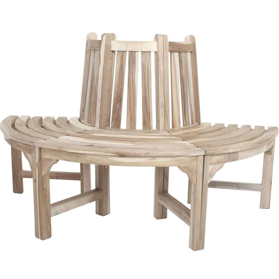 mutoni pleasure Gartenbank Java Teak Natur 150 | Gartenbanke