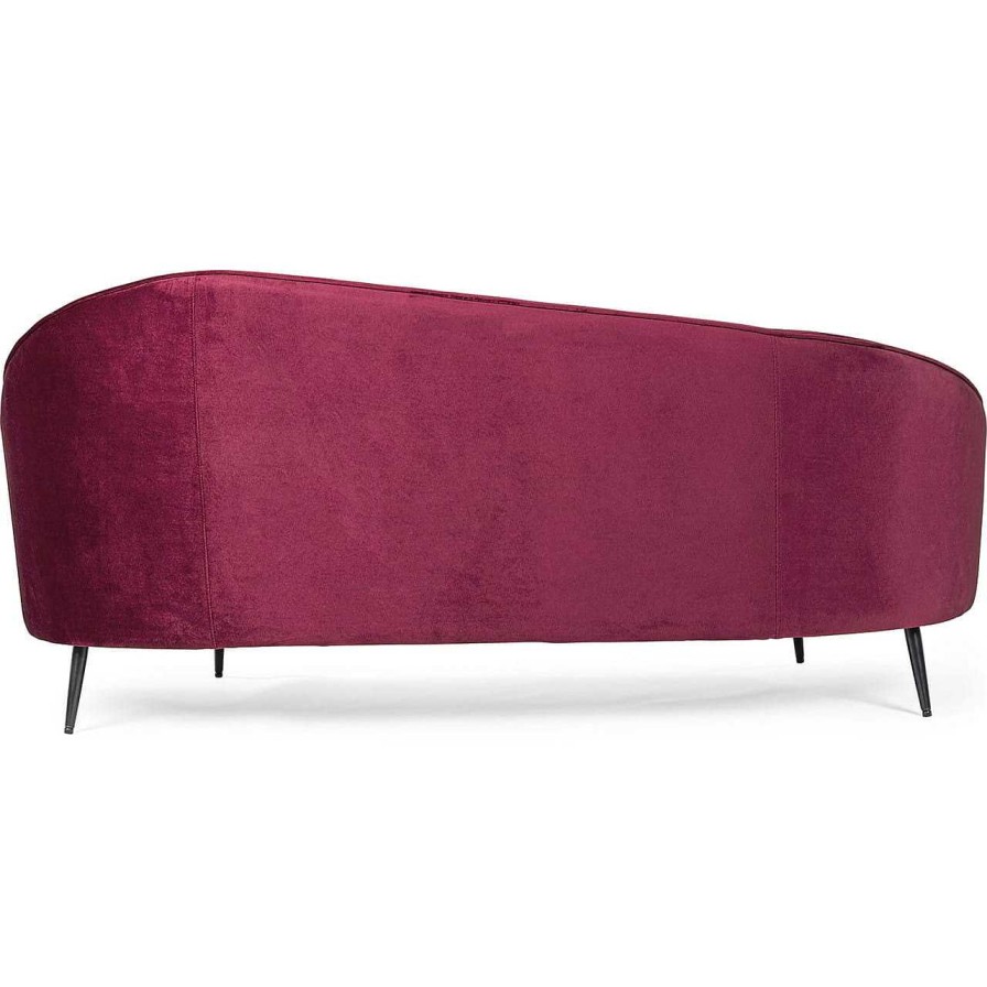 mutoni lifestyle Sofa Seraphin Wine 2 Platzer 183X80 | Stoffsofas