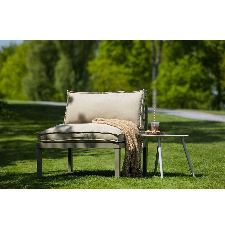 mutoni living Kissen-Set Victor Sand 90 (2-Teilig) | Kissen Gartenmobel