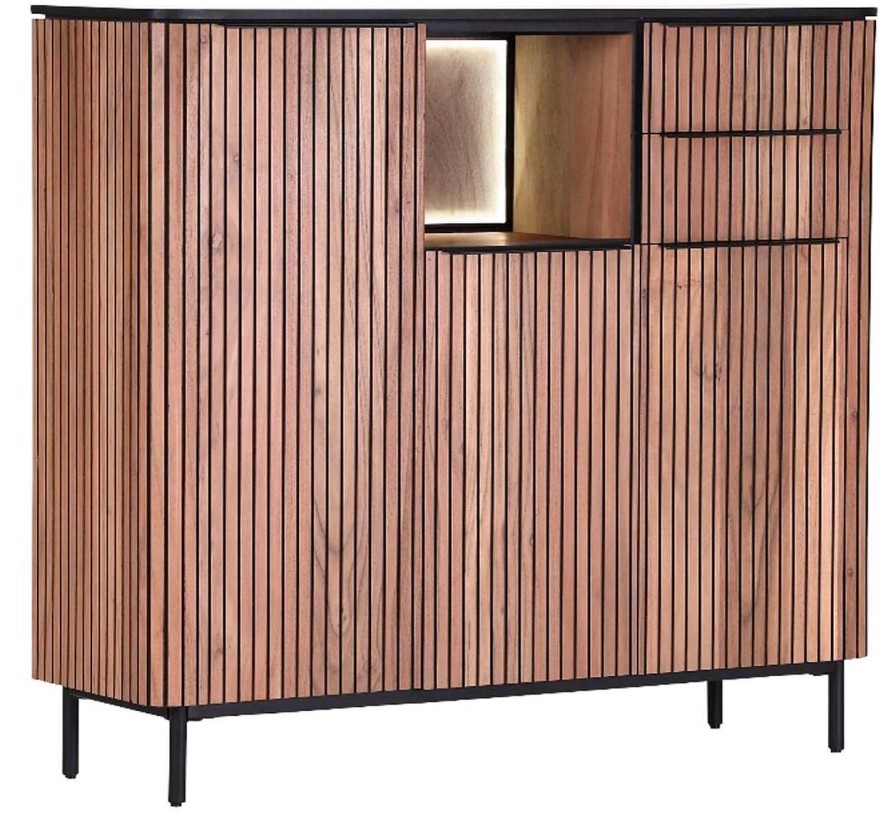 mutoni prime Highboard Nelly Natur 130X125 | Highboards