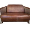 mutoni wood Sofa Bolton 2-Sitzer Vintage Light Brown | Sofas