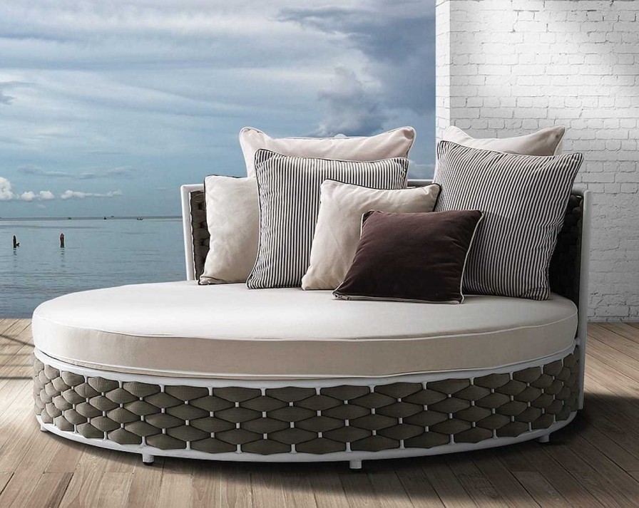 mutoni ethnic Sonneninsel Daybed Manhattan Grey | Daybeds Und Sonneninseln