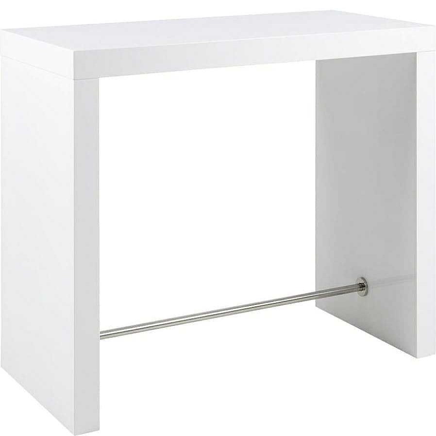 mutoni casual Bartisch Snubnit Weiss Chrom 130 | Bartische