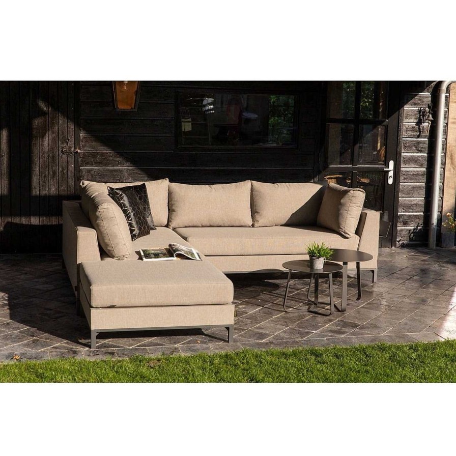 mutoni living Gartenlounge Como 1-Sitzer Element Panama Hellgrau | Loungeelemente