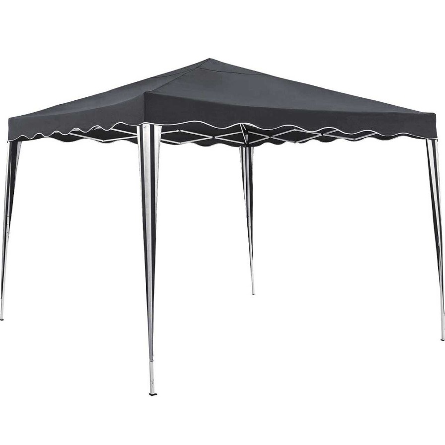 mutoni pleasure Gartenpavillon Ganges Grau 295X295 | Pavillons Und Gartenzelte