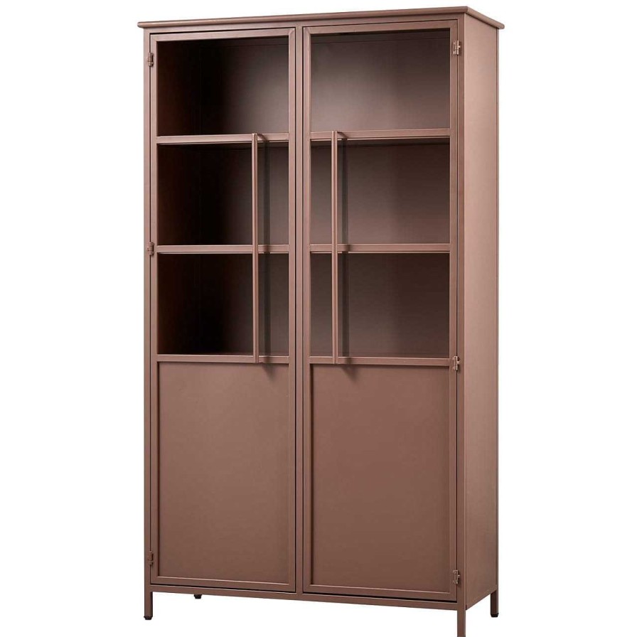 mutoni living Vitrinenschrank Exhibit Tan 99X170 | Vitrinen