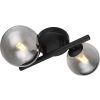 mutoni light Wandleuchte Riha Metall Schwarz Matt 2Xg9 Led | Led-Wandleuchten