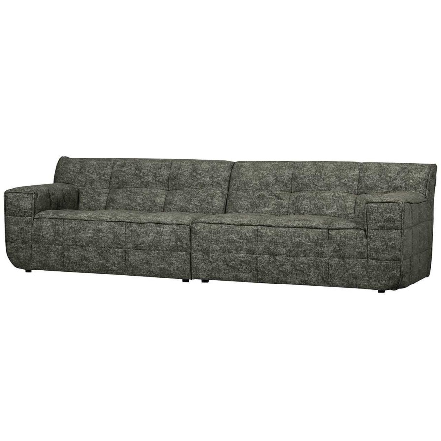 mutoni living Sofa Timor 4-Sitzer Warmgrun Melange 297 | Sofas