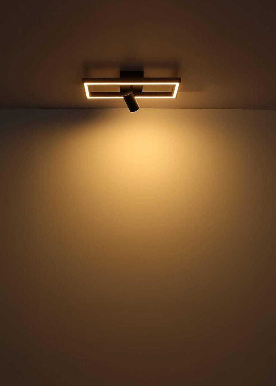 mutoni light Stehleuchte Mandera Metall Schwarz Matt Led | Led-Stehleuchten