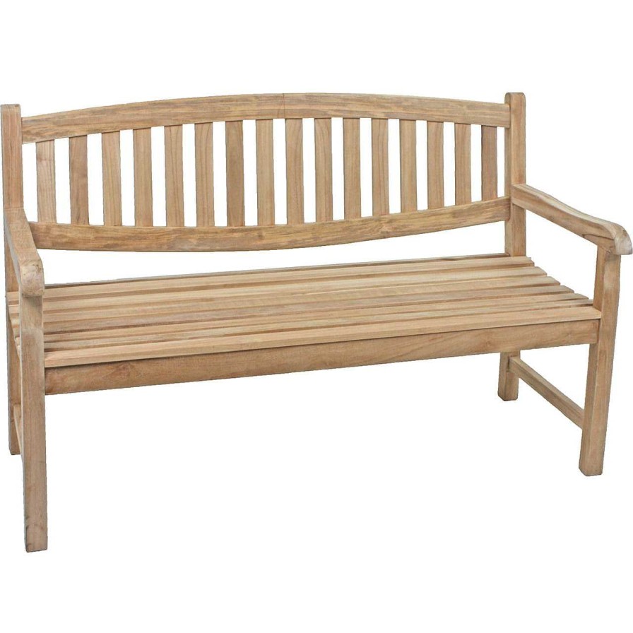 mutoni pleasure Gartenbank Lombok Teak Natur 150 | Gartenbanke