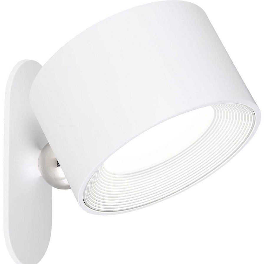 mutoni light Tischleuchte Jorje Metall Weiss Matt Led | Led-Tischleuchten