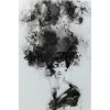 KARE Design Glasbild Smokey Hair 100X150 | Glasbilder