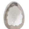 mutoni vintage Windlicht Egg Silber-Weiss 15 | Windlichter & Teelichthalter