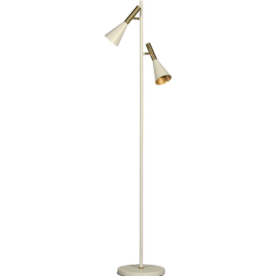 mutoni living Stehlampe Body Sand/Gold | Stehleuchten