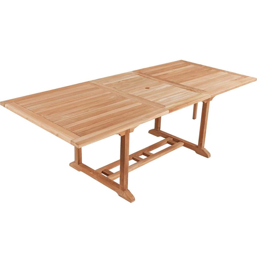 mutoni pleasure Garten Essgruppe Solo Ix Teak Natur (7-Tlg) | Garten Essgruppen