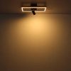 mutoni light Wandleuchte Mandera Metall Schwarz Matt Led | Led-Wandleuchten