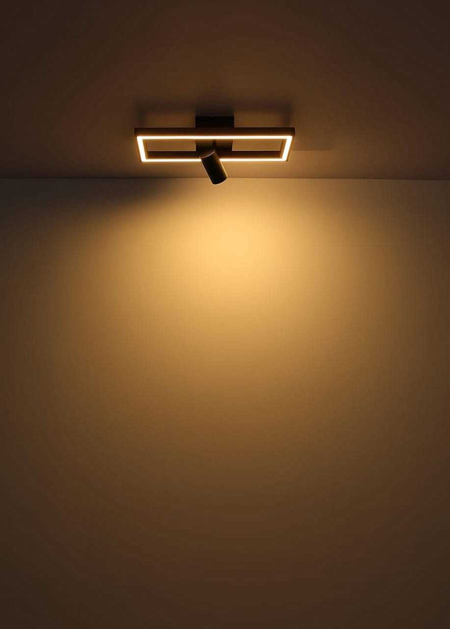 mutoni light Wandleuchte Mandera Metall Schwarz Matt Led | Led-Wandleuchten