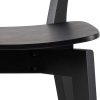 mutoni scandi Barhocker Enrico Rubberwood Schwarz 105 (1 Stuck) | Barhocker & Barstuhle