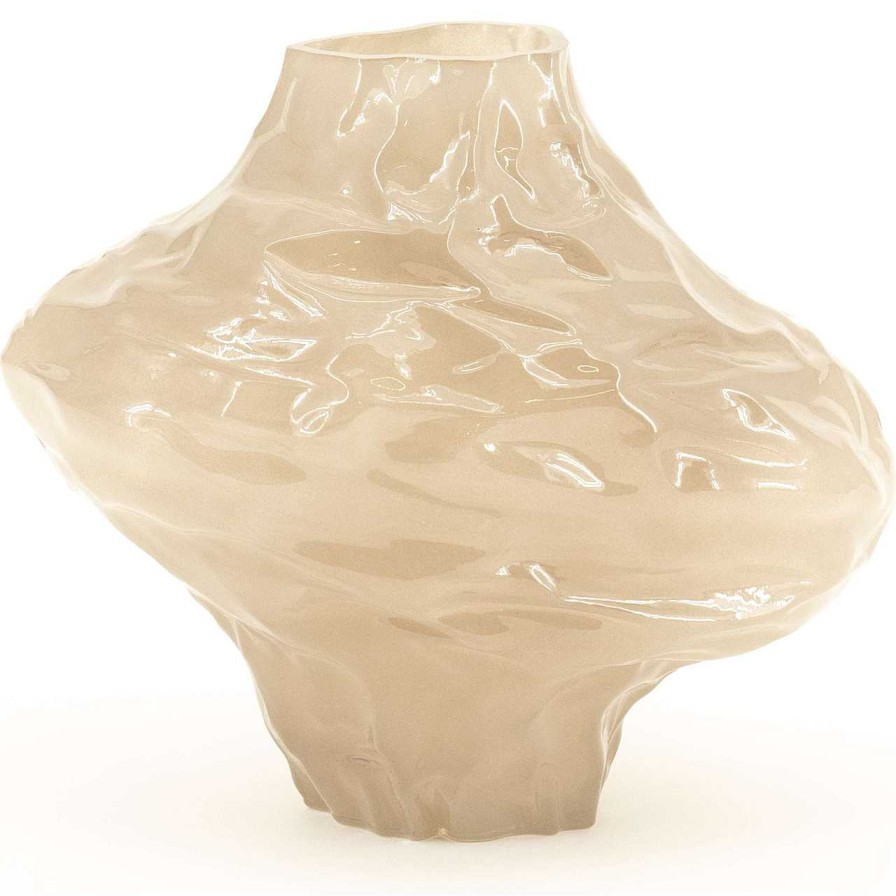 By-Boo Vase Rias Taupe 22 | Wohnaccessoires