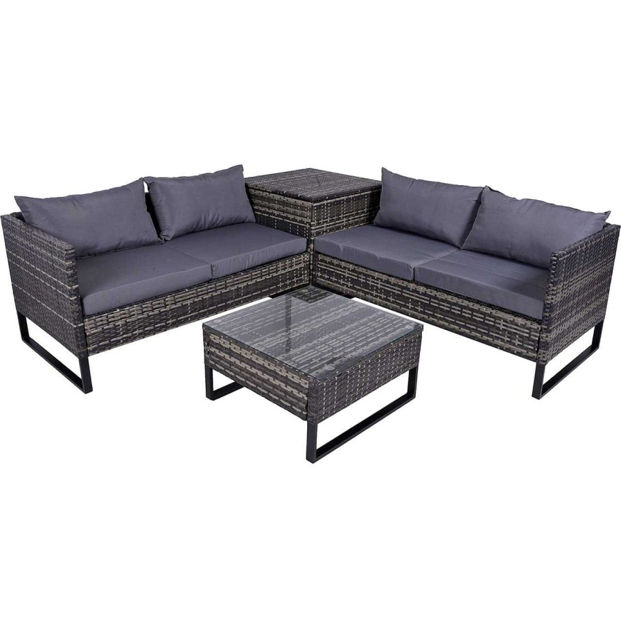 mutoni pleasure Gartenlounge Ramira Grau | Gartenlounge