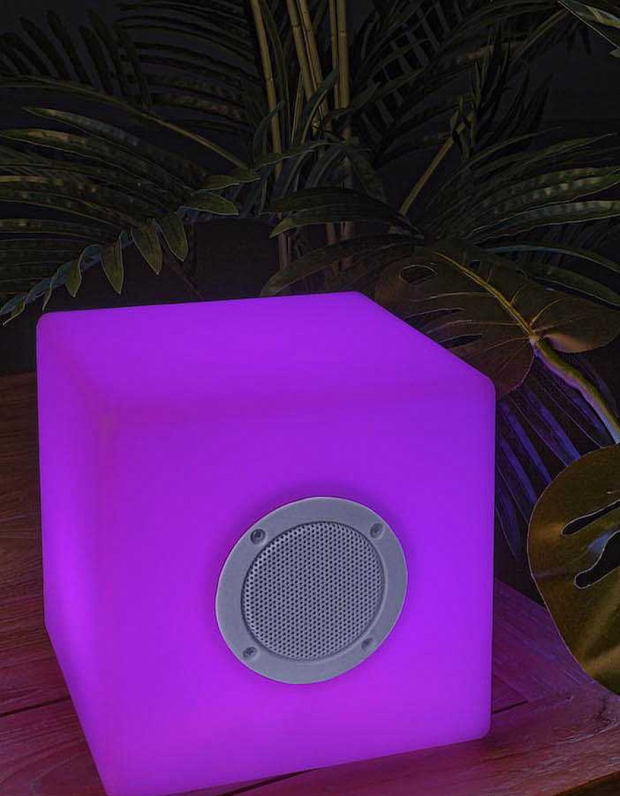 mutoni lifestyle Pe Speaker-Wurfel Led Lampe 20X20 | Bodenleuchten Aussen