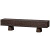 mutoni living Tv-Lowboard Crumble Mangoholz Walnuss 160 | Tv-Mobel