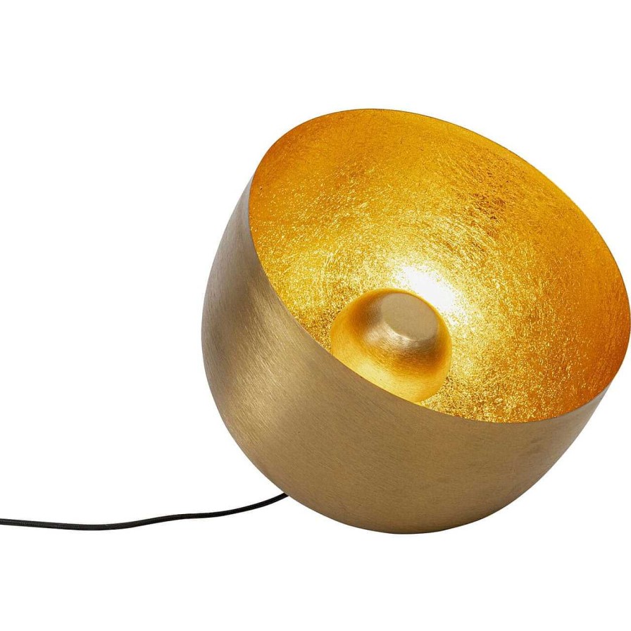 KARE Design Bodenleuchte Apollon Smooth Gold Rund 35 | Bodenleuchten