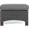 mutoni lifestyle Garten Hocker Britton Mit Kissen Anthrazit | Gartenhocker