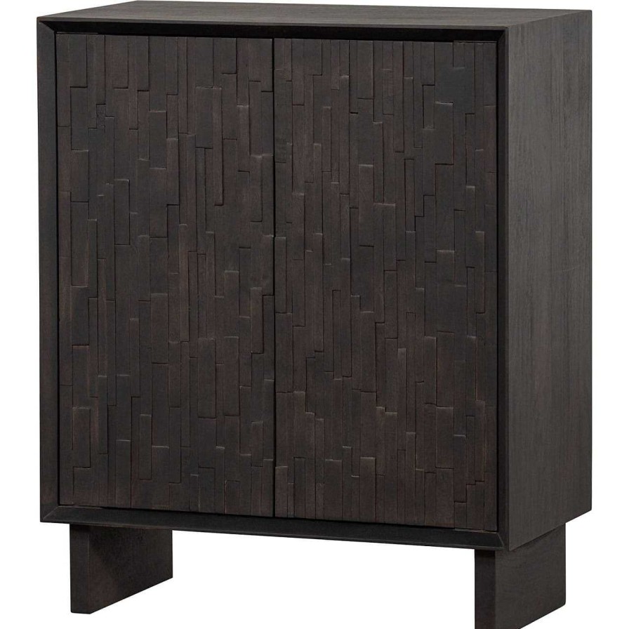 mutoni living Highboard Til Mango Dunkelbraun 95X80 | Highboards