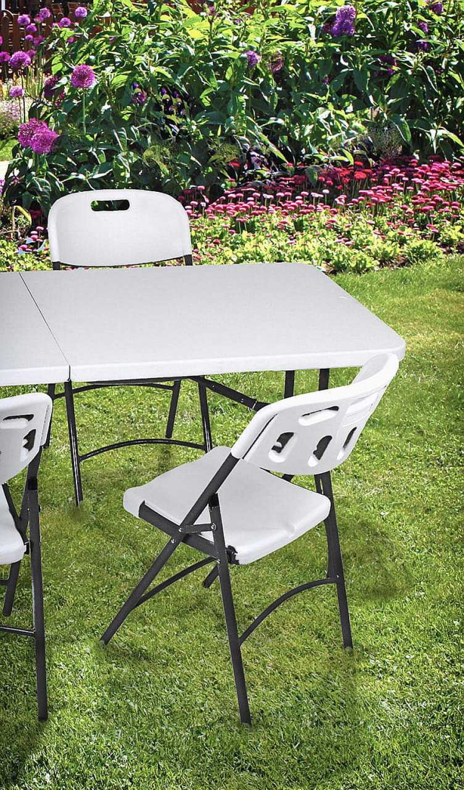 mutoni pleasure Garten Klappstuhl Mufaro Weiss | Klappstuhle