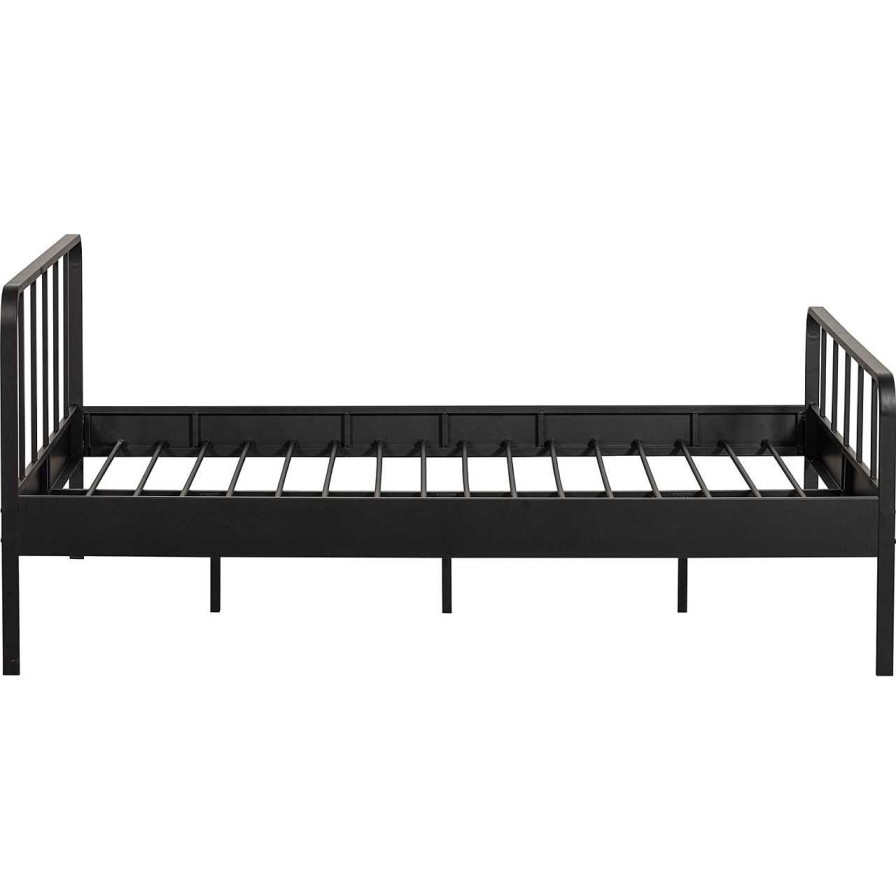 mutoni living Bett Mees Metall Schwarz 160X200 | Betten