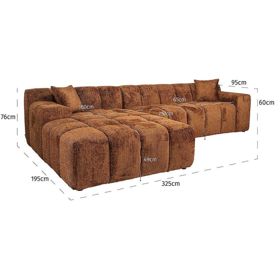 Richmond Interiors Ecksofa Cube Be Lovely Cinnamon Links | Ecksofas