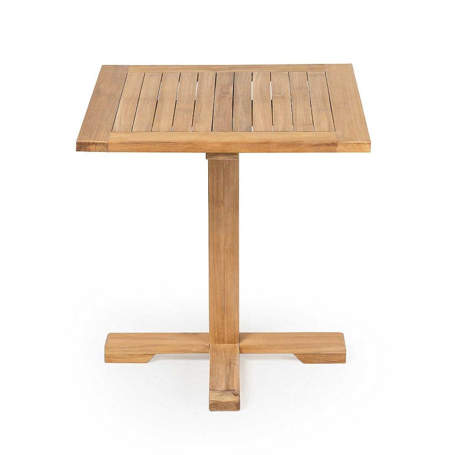 mutoni ethnic Garten Bistrotisch Lomi Teak 80X80 | Bistrotische