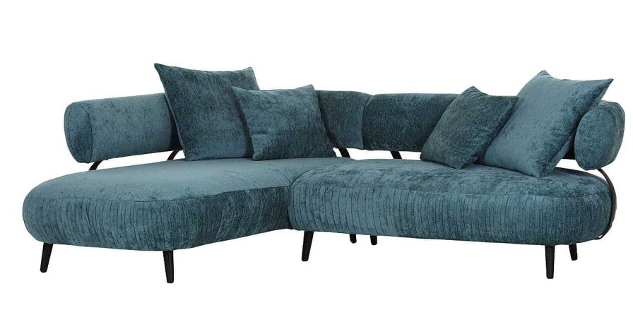 mutoni prime Ecksofa Neyo Blau Links | Ecksofas