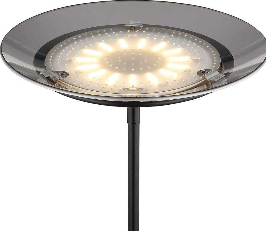 mutoni light Stehleuchte Ganina Metall Schwarz Matt Led | Led-Stehleuchten