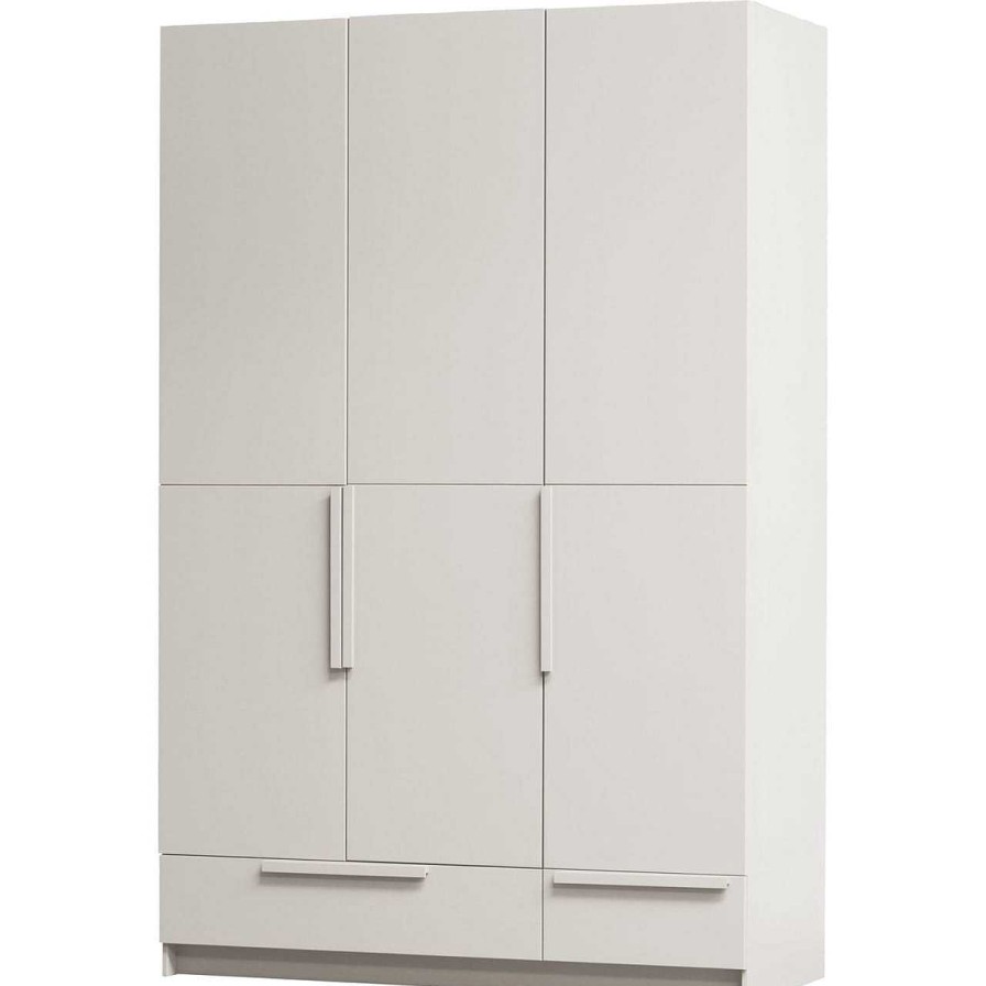 mutoni living Kleiderschrank Pure 3-Turig Kiefer Dust 142X215 | Kleiderschranke