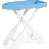 mutoni lifestyle Klapptisch Gozzo Weiss-Hellblau M | Garten Klapptische