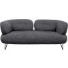 KARE Design Sofa 2-Sitzer Peppo Melange Schwarz 182 | Sofas