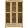 mutoni sweet home Vitrine Bronda Kiefernholz Natur 189 | Vitrinen