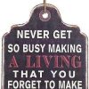 KARE Design Wandschmuck Motto Rot | Wohnaccessoires