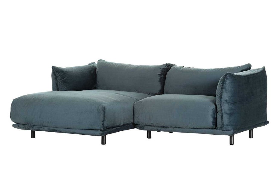 mutoni prime Ecksofa Evo Blau Links | Ecksofas