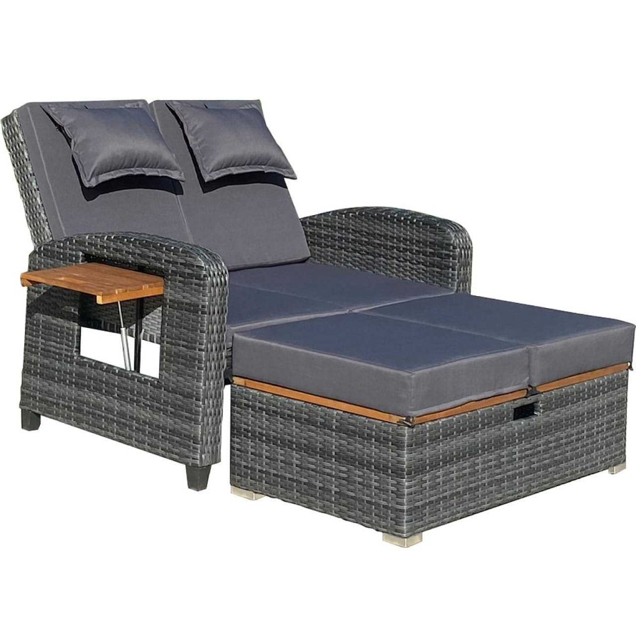 mutoni pleasure Gartensofa Bari Grau | Gartensofas