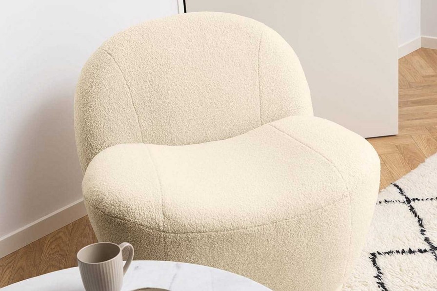 mutoni scandi Loungesessel Garfield Beige | Loungesessel