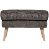 mutoni living Hocker Rocco Graphite Melange | Hocker