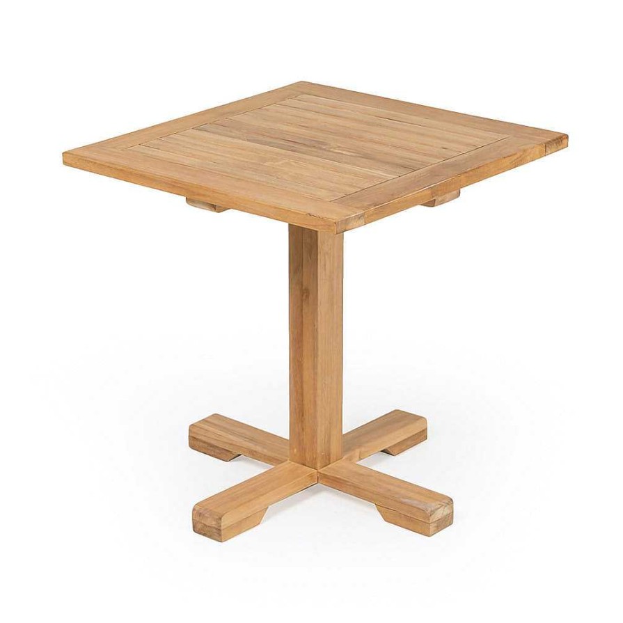 mutoni ethnic Garten Bistrotisch Lomi Teak 80X80 | Bistrotische