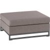 mutoni living Gartenlounge Rhodos Hocker Taupe | Gartenhocker