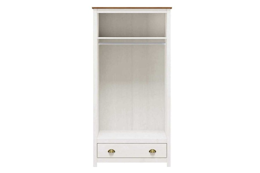 mutoni trend Kleiderschrank Kiefer Massiv 91X54X185 | Kleiderschranke